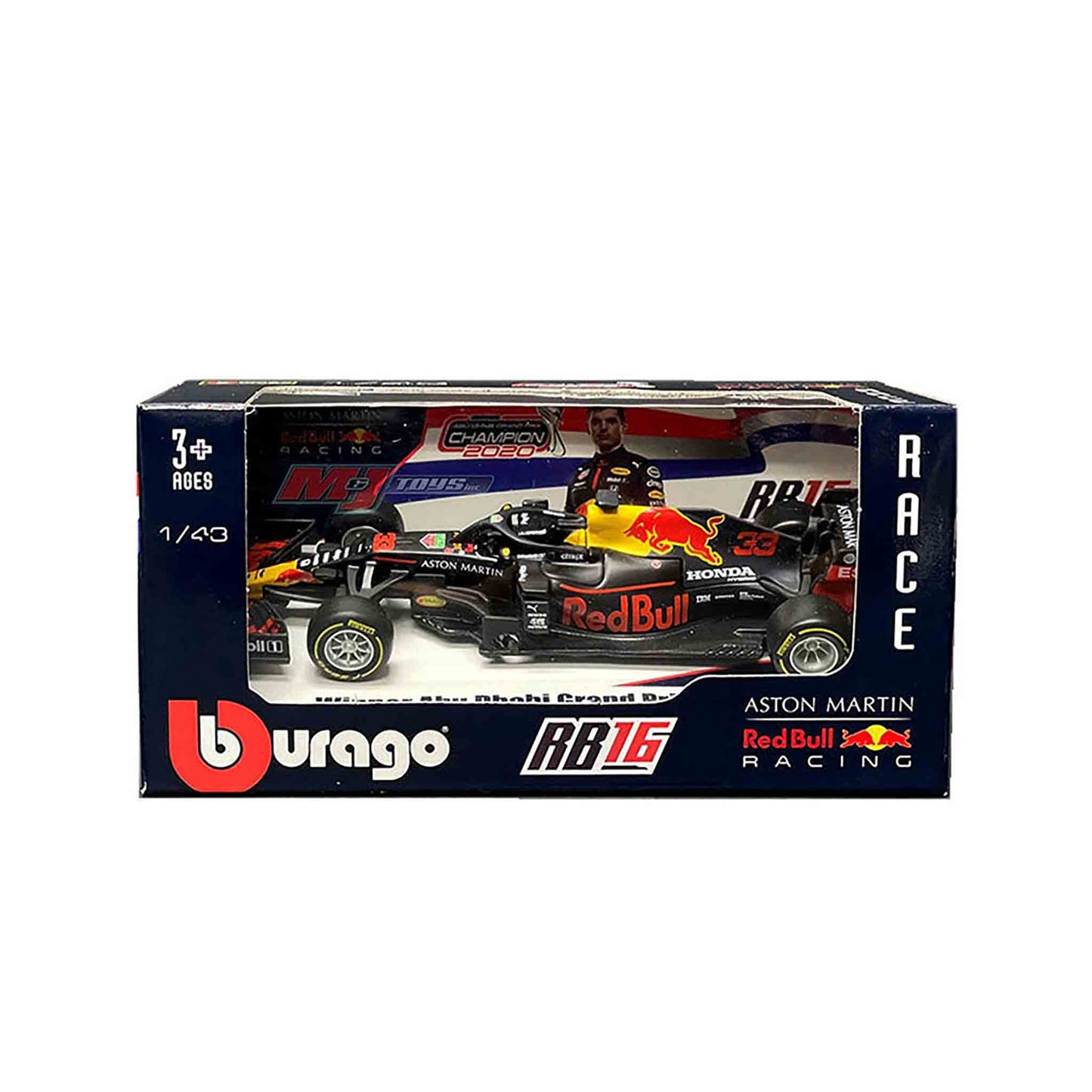 Blue 2020 Red Bull Racing Red Bull RB16B diecast model product image