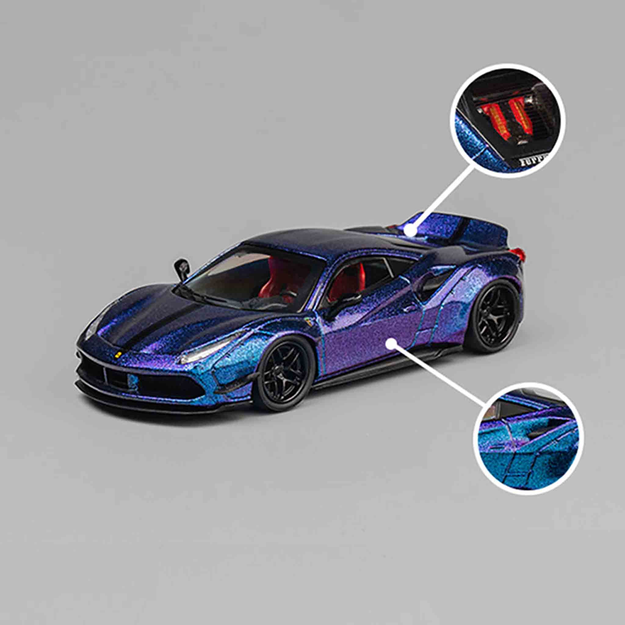 Ferrari 488 - Liberty Walk (Widebody) Diecast Model by CM Model – Tiny  Torque