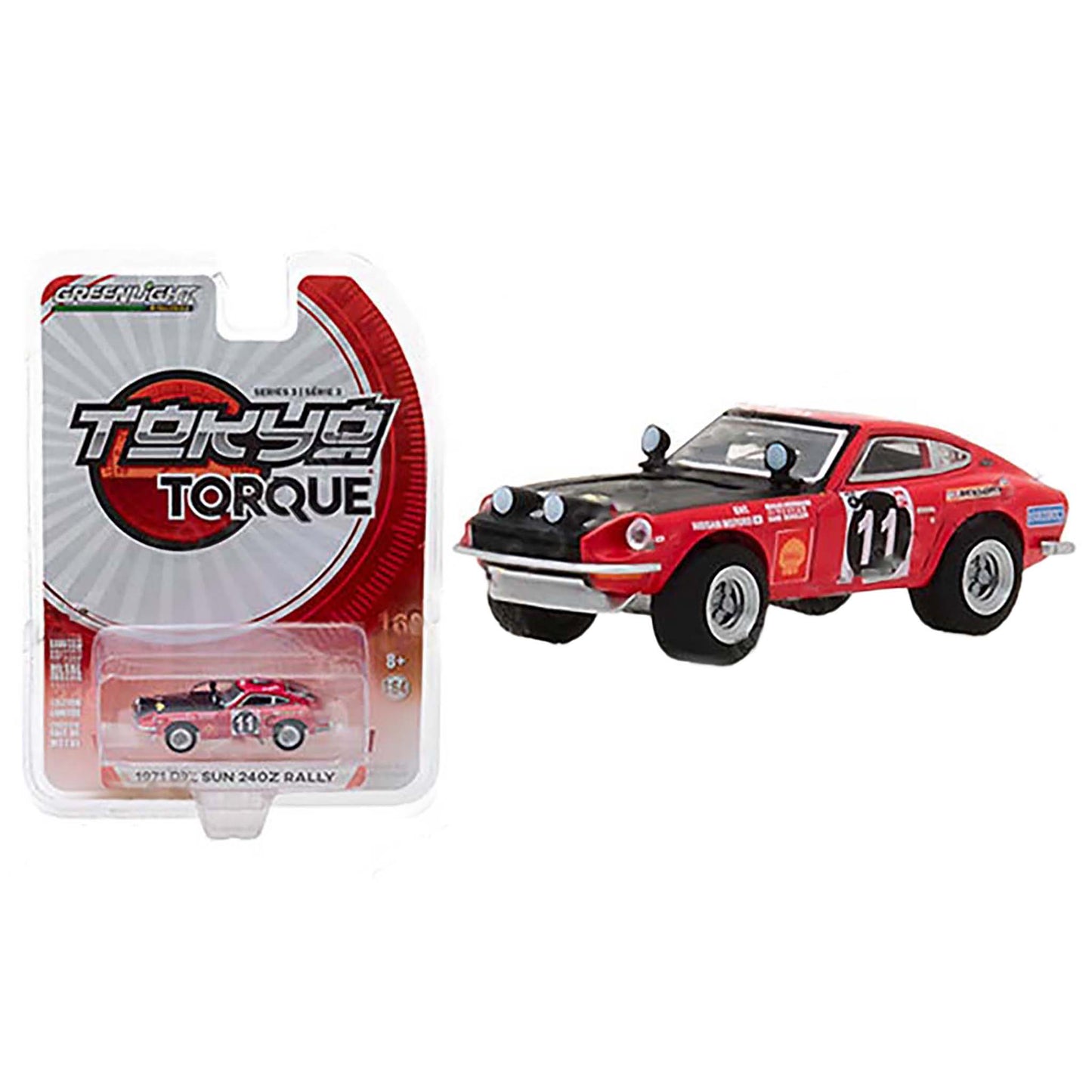 Red 1971 Datsun 240Z diecast model product image