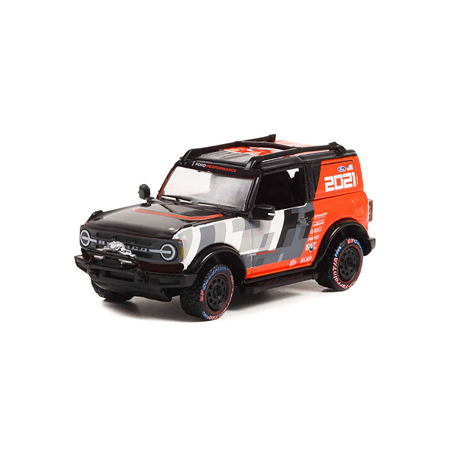 Black 2021 Ford Bronco diecast model product image