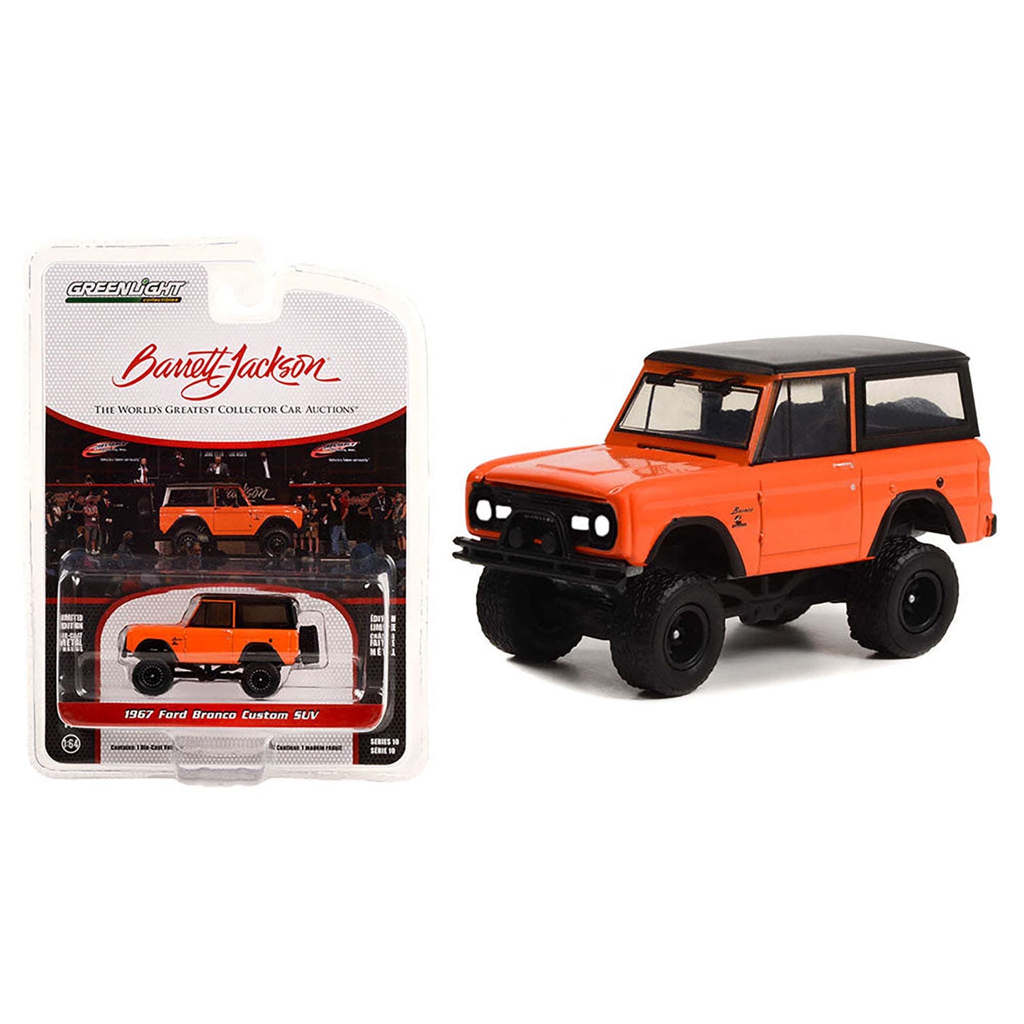 Orange 1967 Ford Bronco diecast model product image