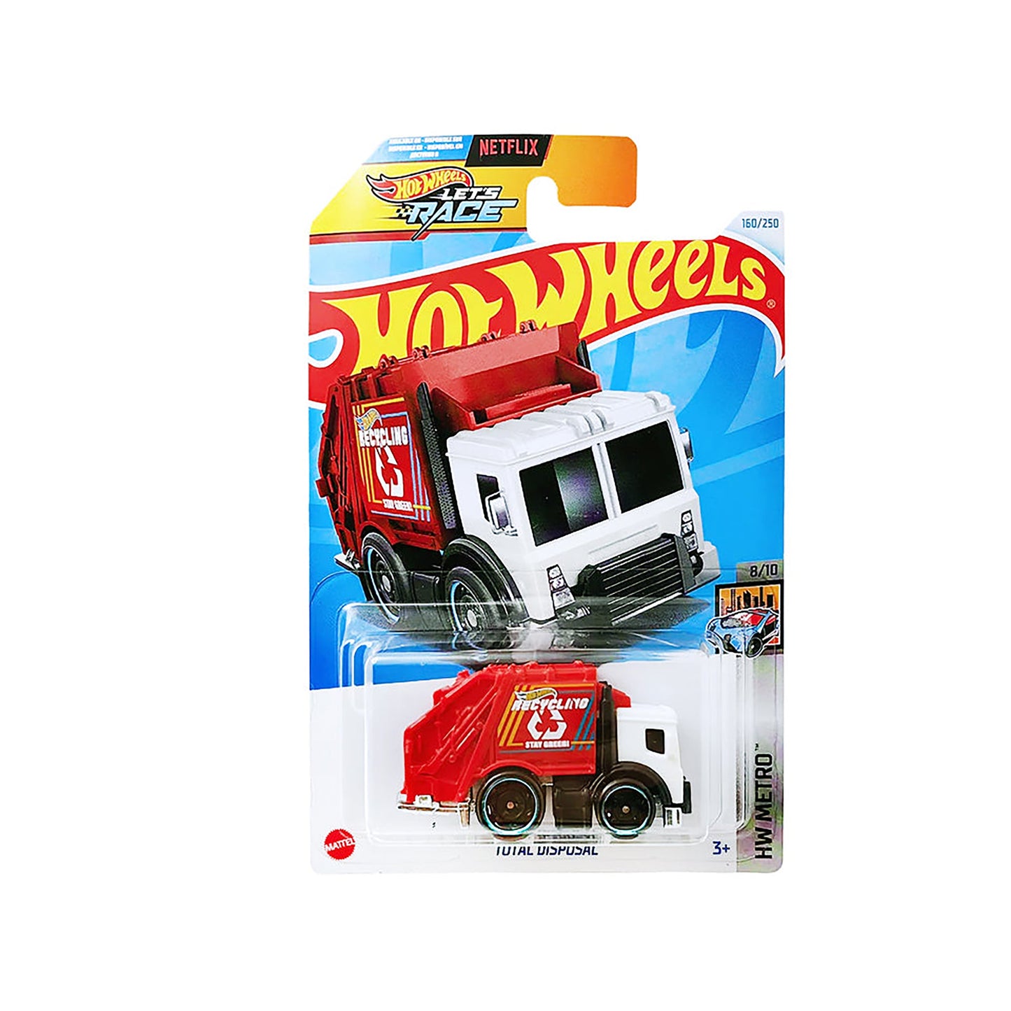 Red Total Disposal diecast model product image