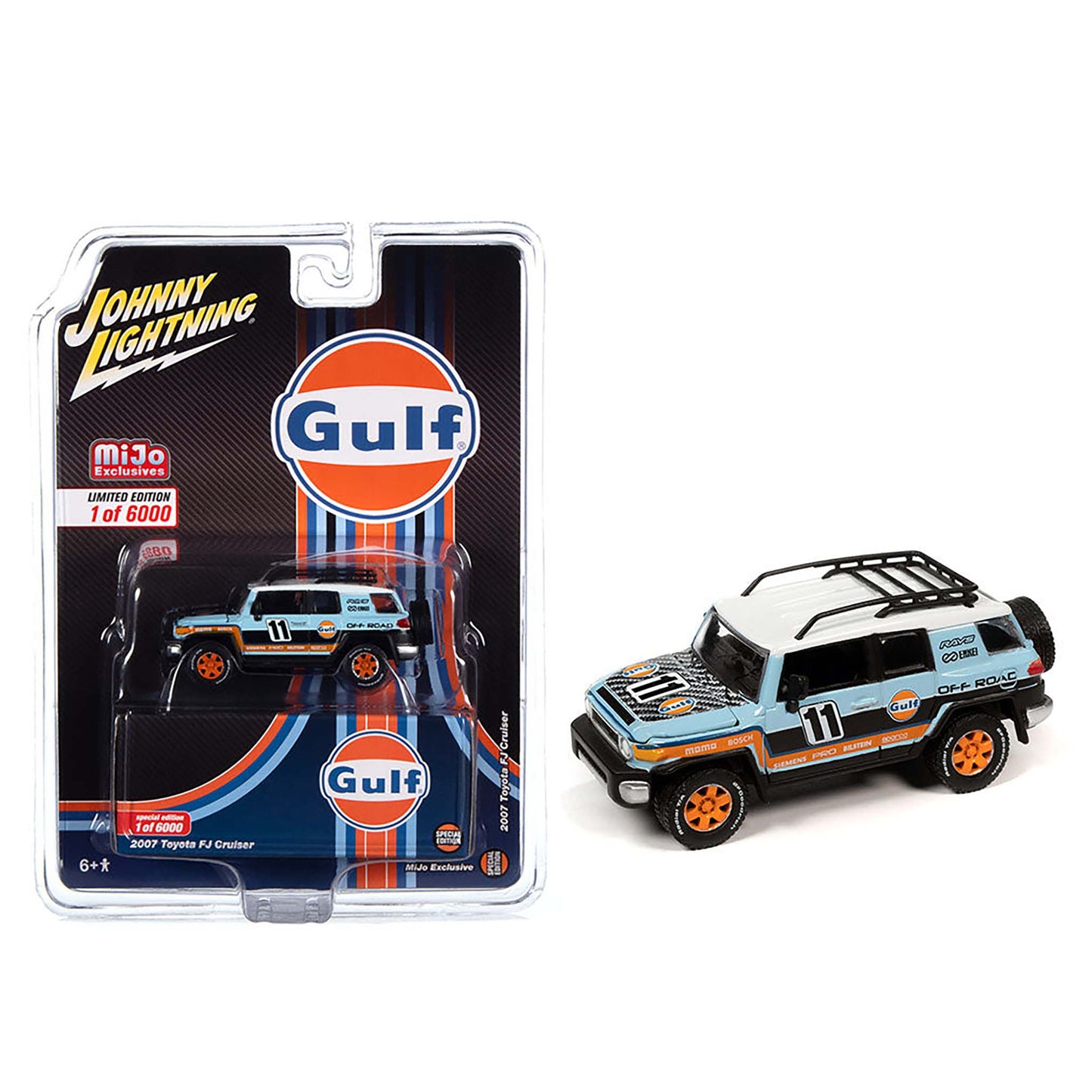 Blue 2007 Toyota FJ Cruiser diecast model product image