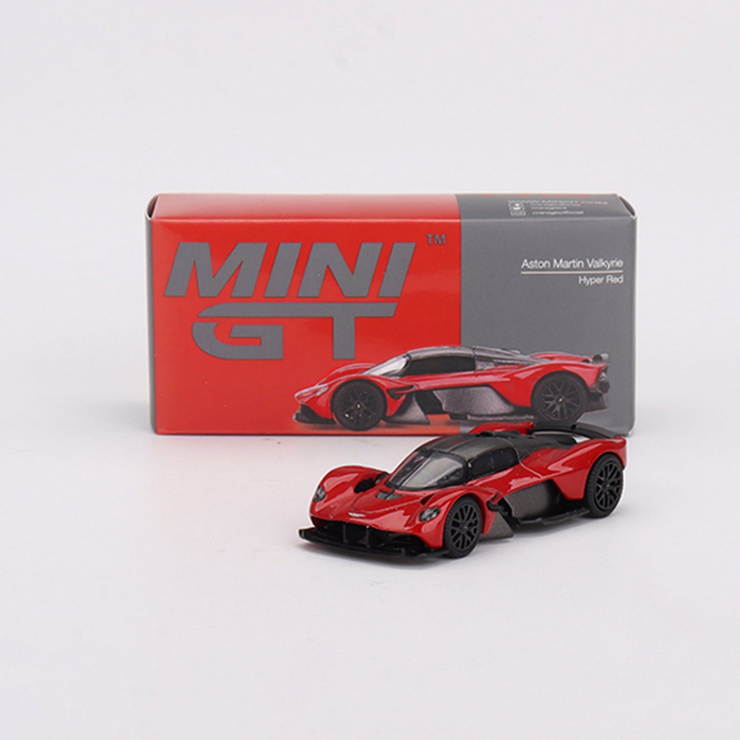 Hyper Red Aston Martin Valkyrie diecast model product image