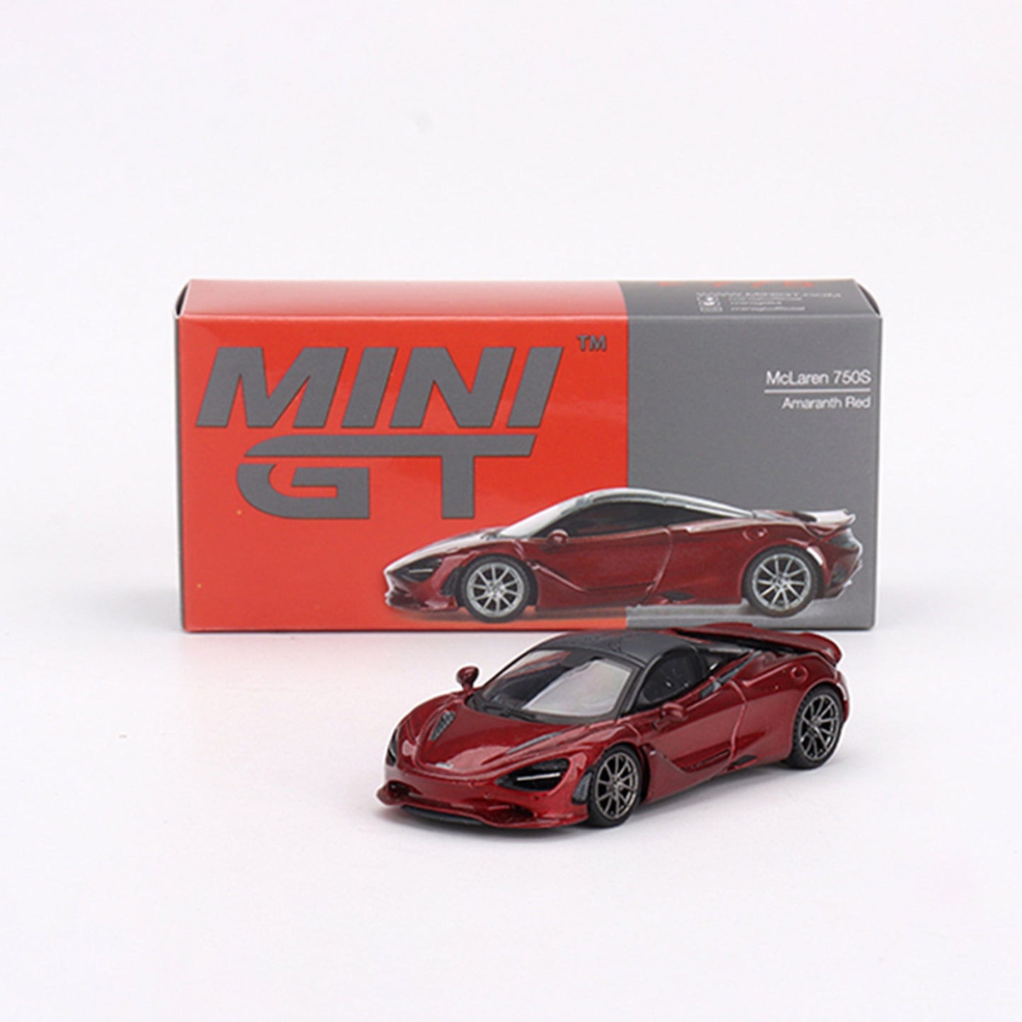 Amaranth Red McLaren 750S diecast model product image