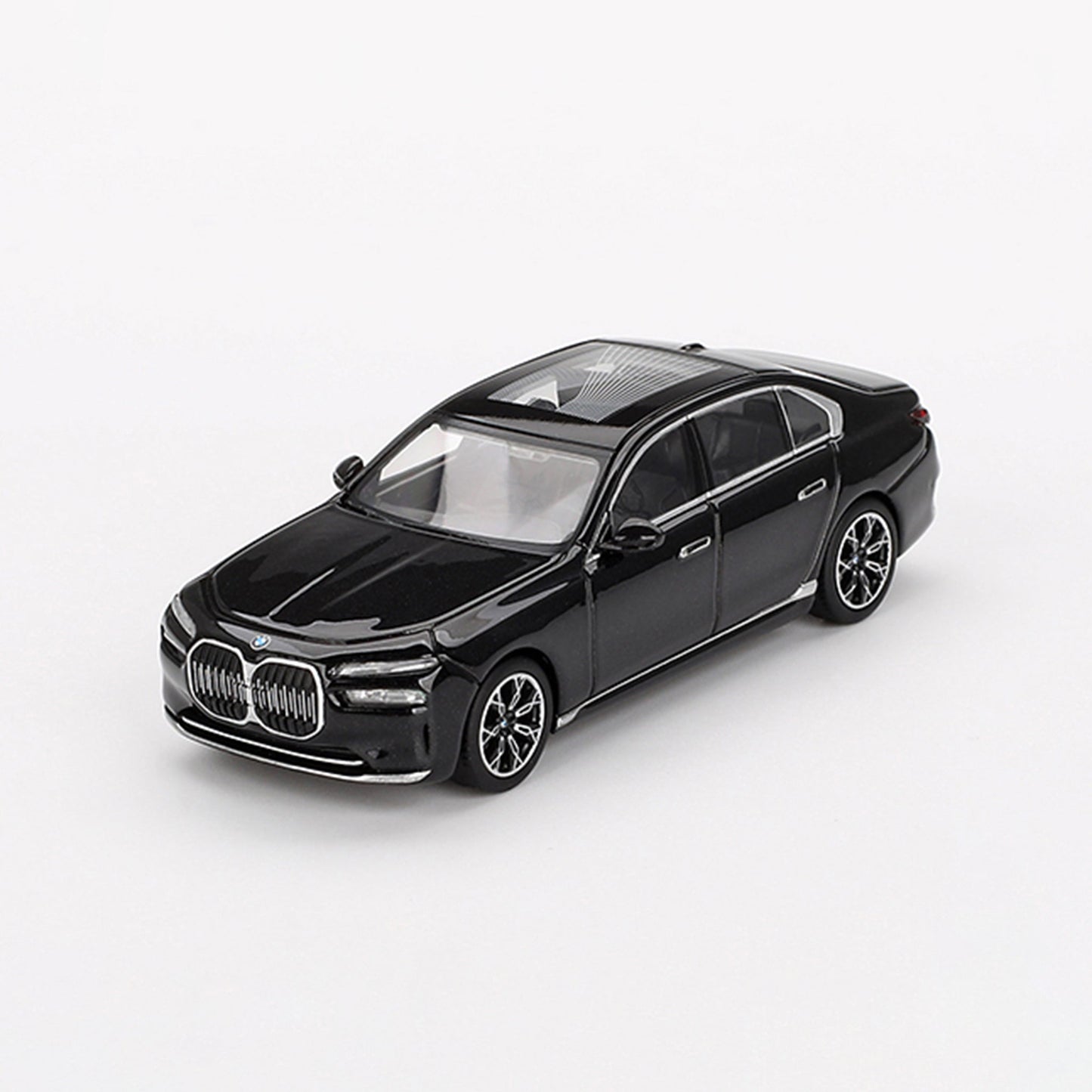 Black Sapphire BMW i7 diecast model product image
