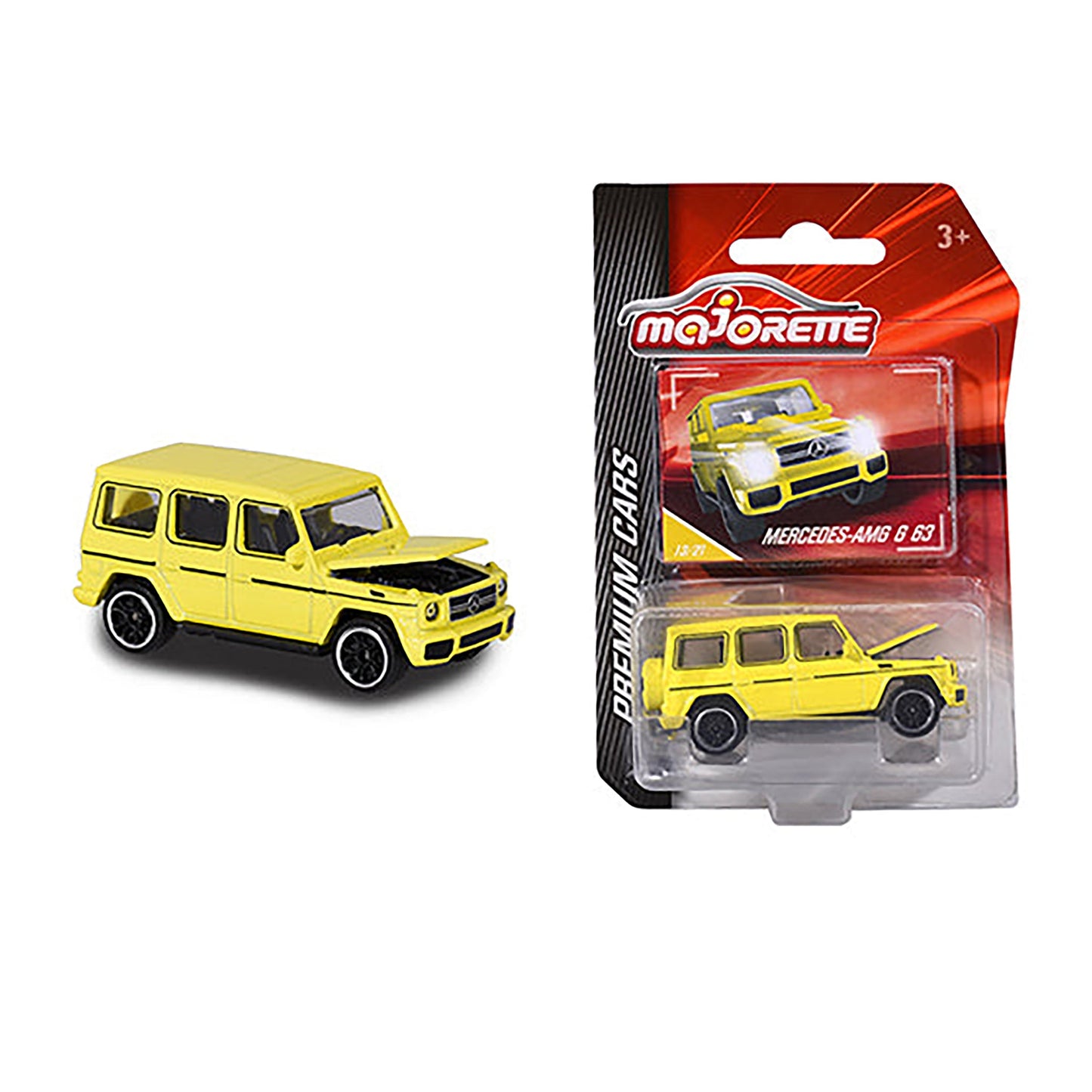 Yellow Mercedes G63 diecast model product image