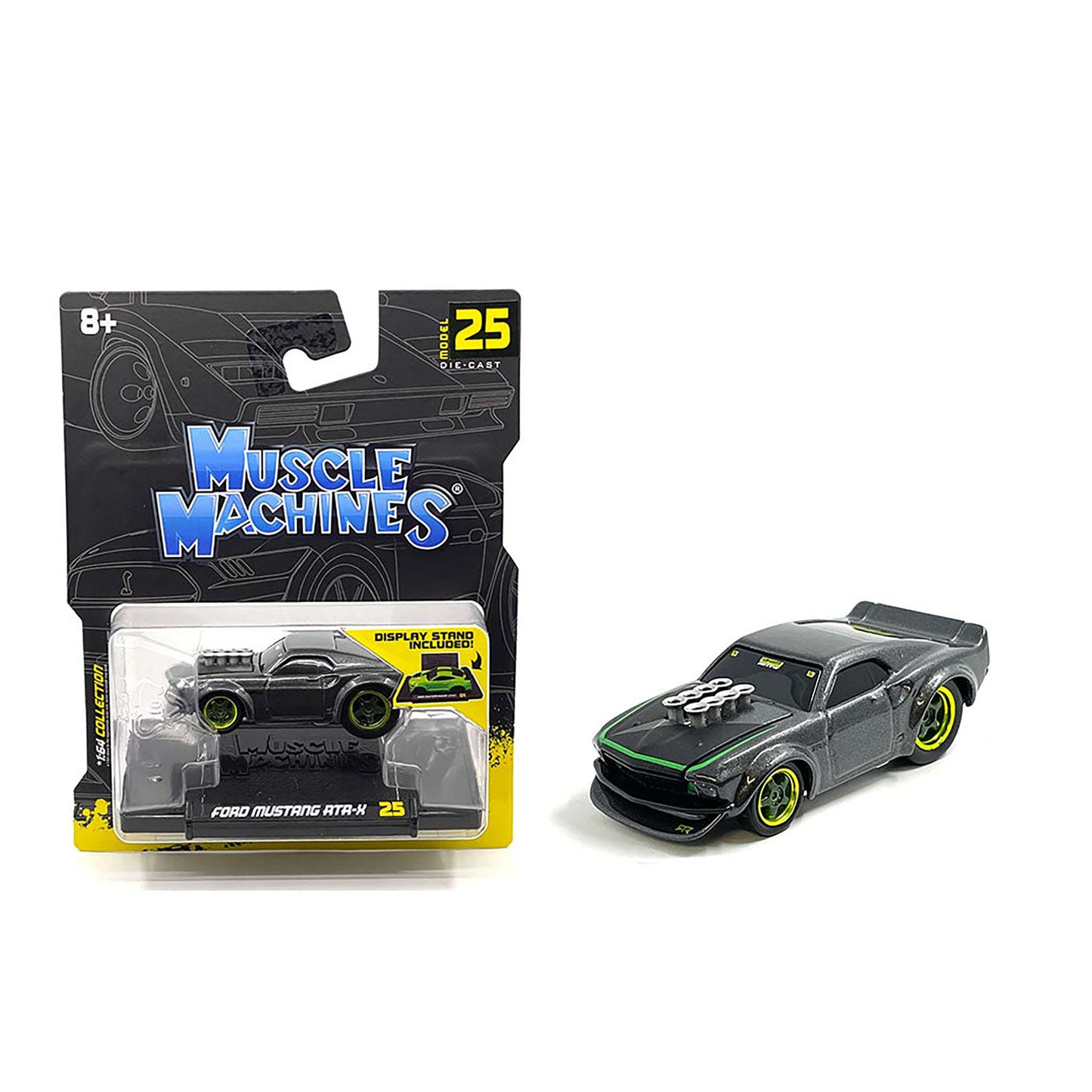 Blue Ford Mustang diecast model product image