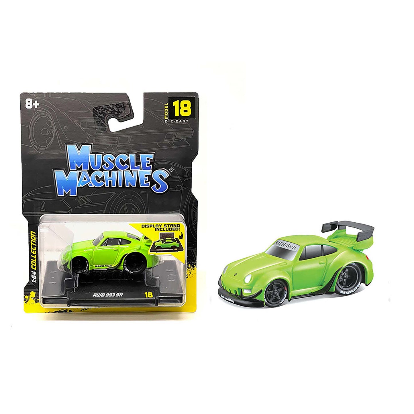 Green RWB 911 diecast model product image