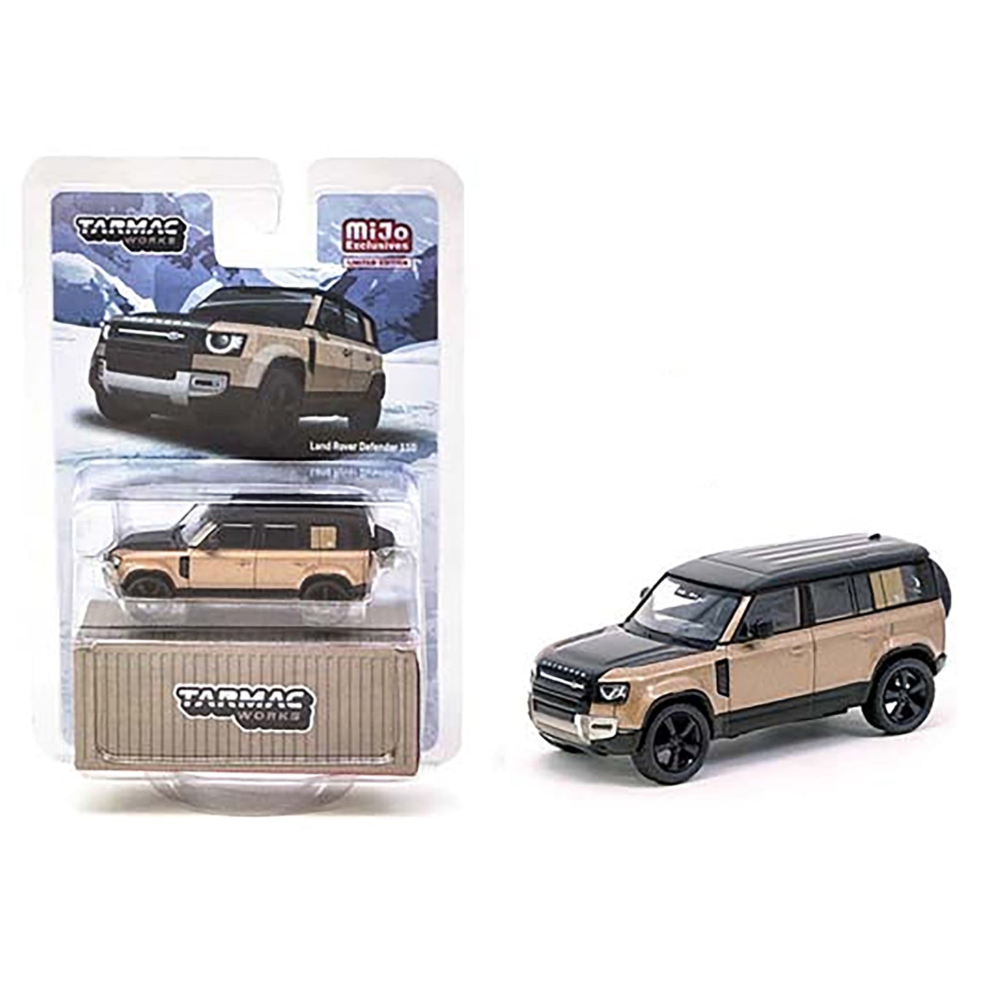 Brown 2021 Land Rover Defender diecast model product image