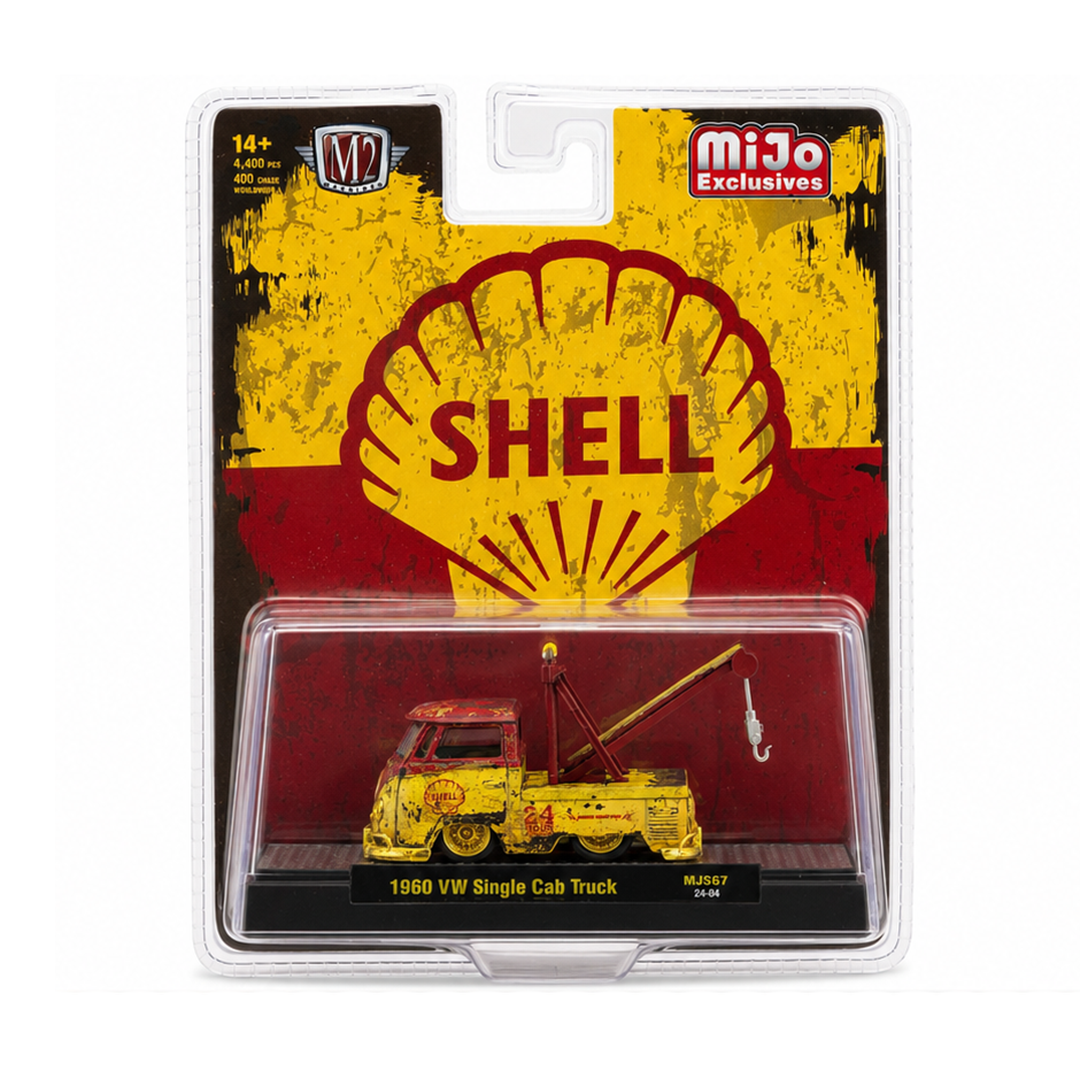 Yellow 1960 Volkswagen Single Cab Chase Car diecast model product image