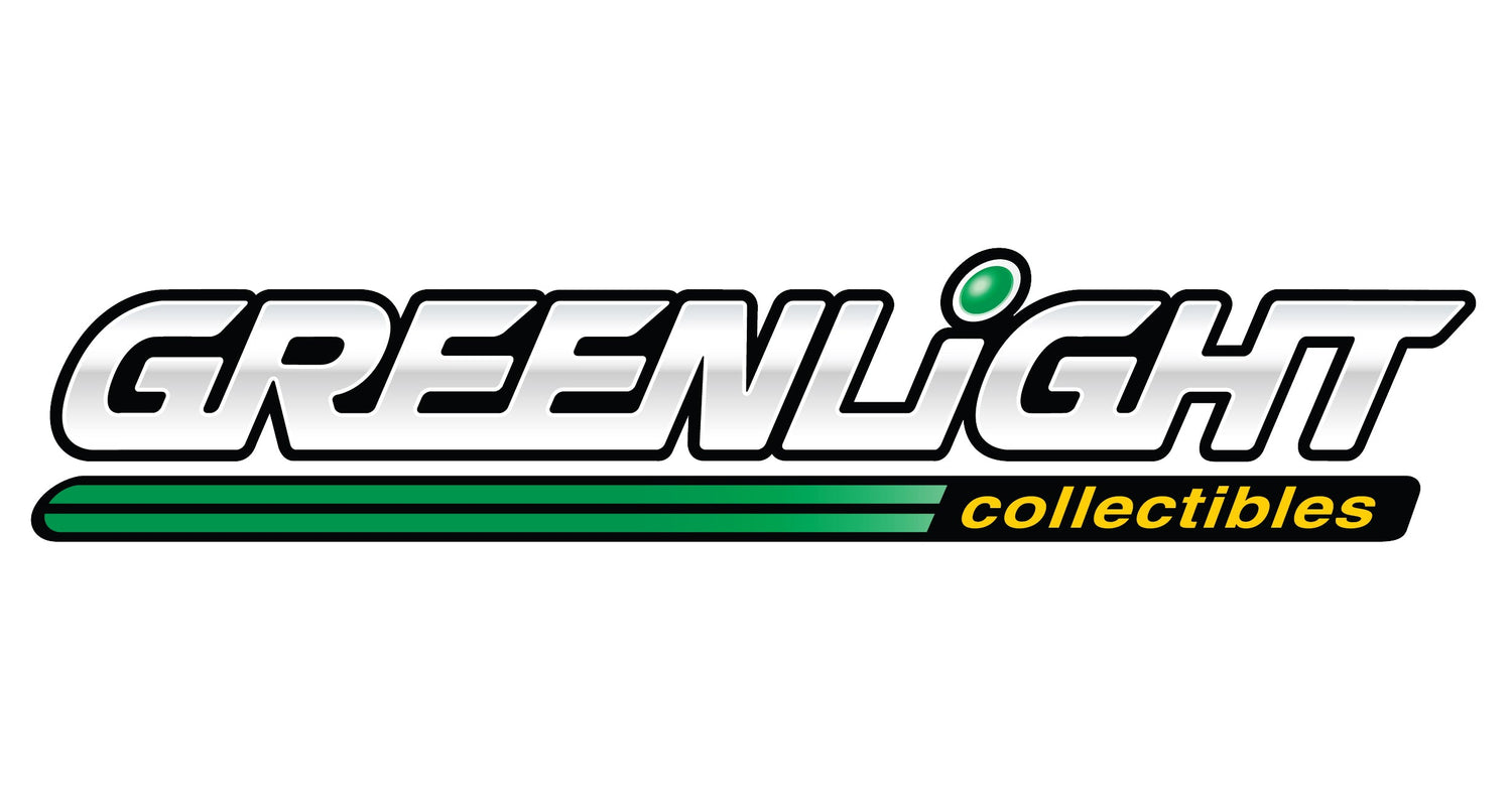 Greenlight Collectibles logo with green and black italicized text and a horizontal green line below 'Greenlight'.