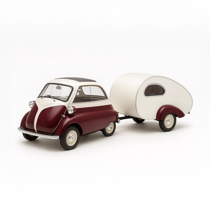 BMW Isetta w/ Teardrop Trailer