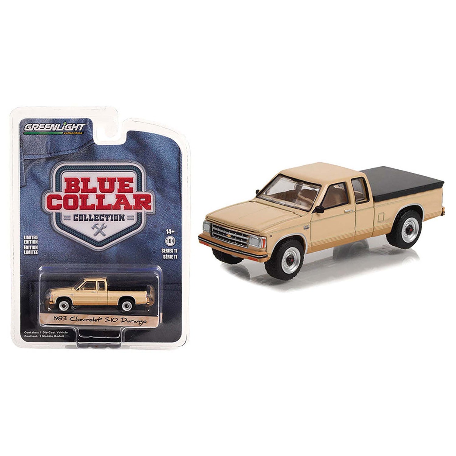 Beige 1983 Chevrolet S-10 diecast model product image