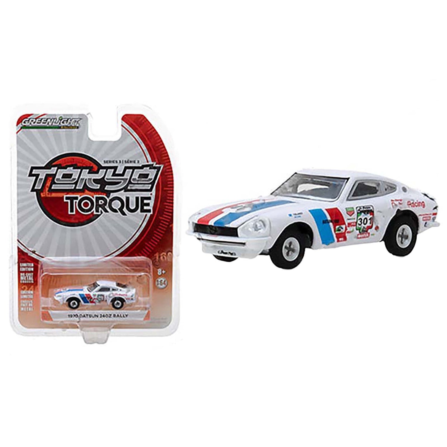 White 1970 Datsun 240Z diecast model product image