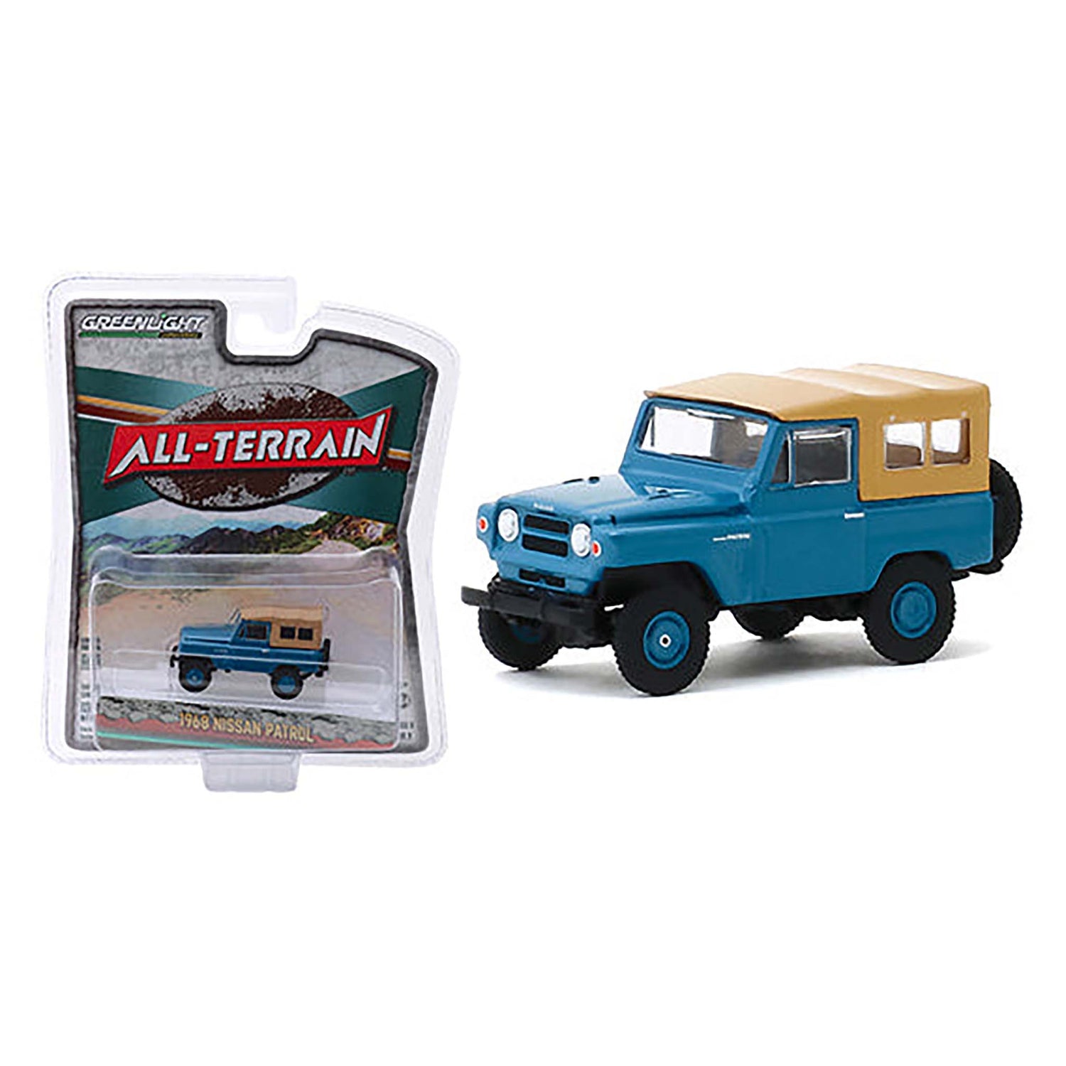 Blue 1968 Nissan Patrol diecast model product image