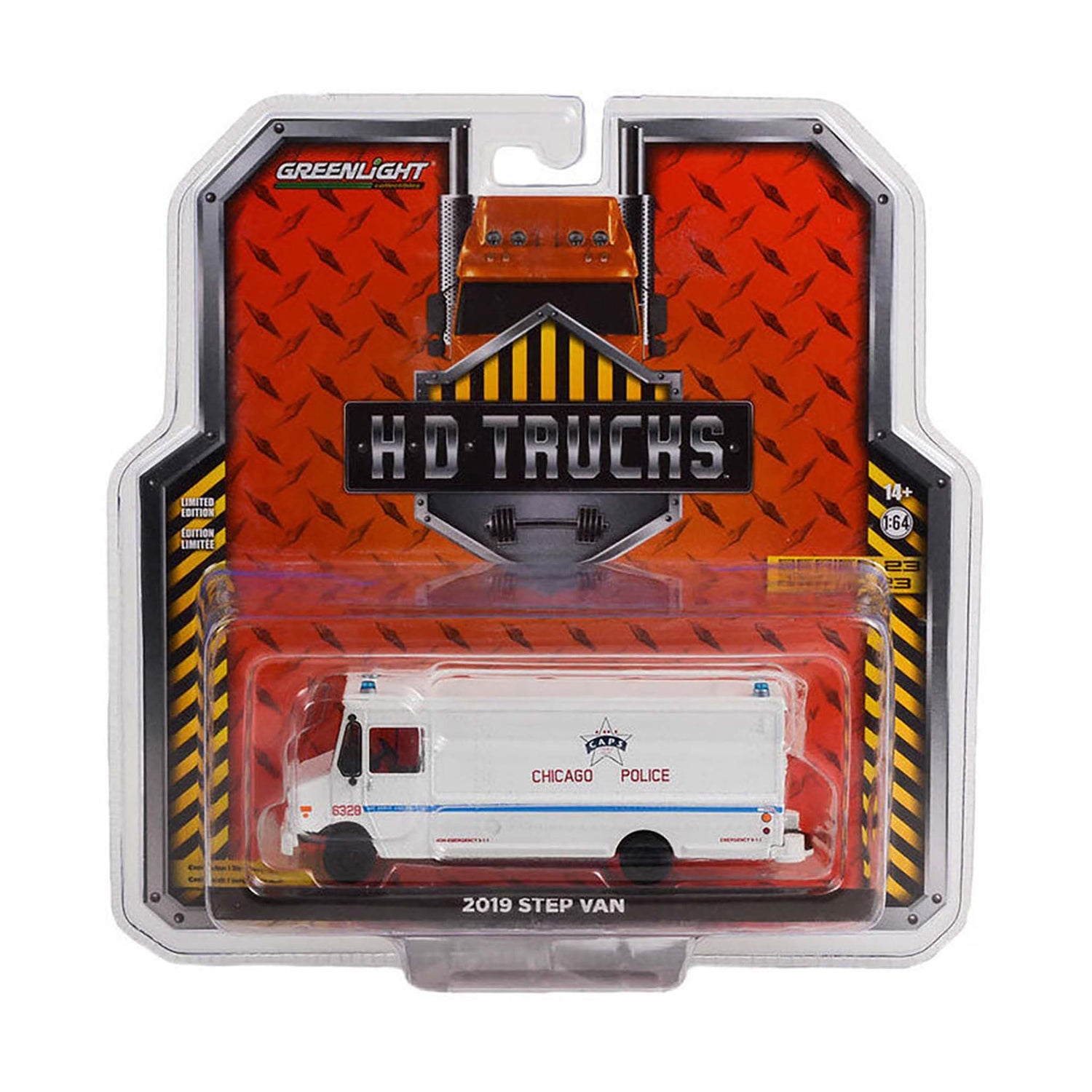 White 2019 Step Van diecast model product image