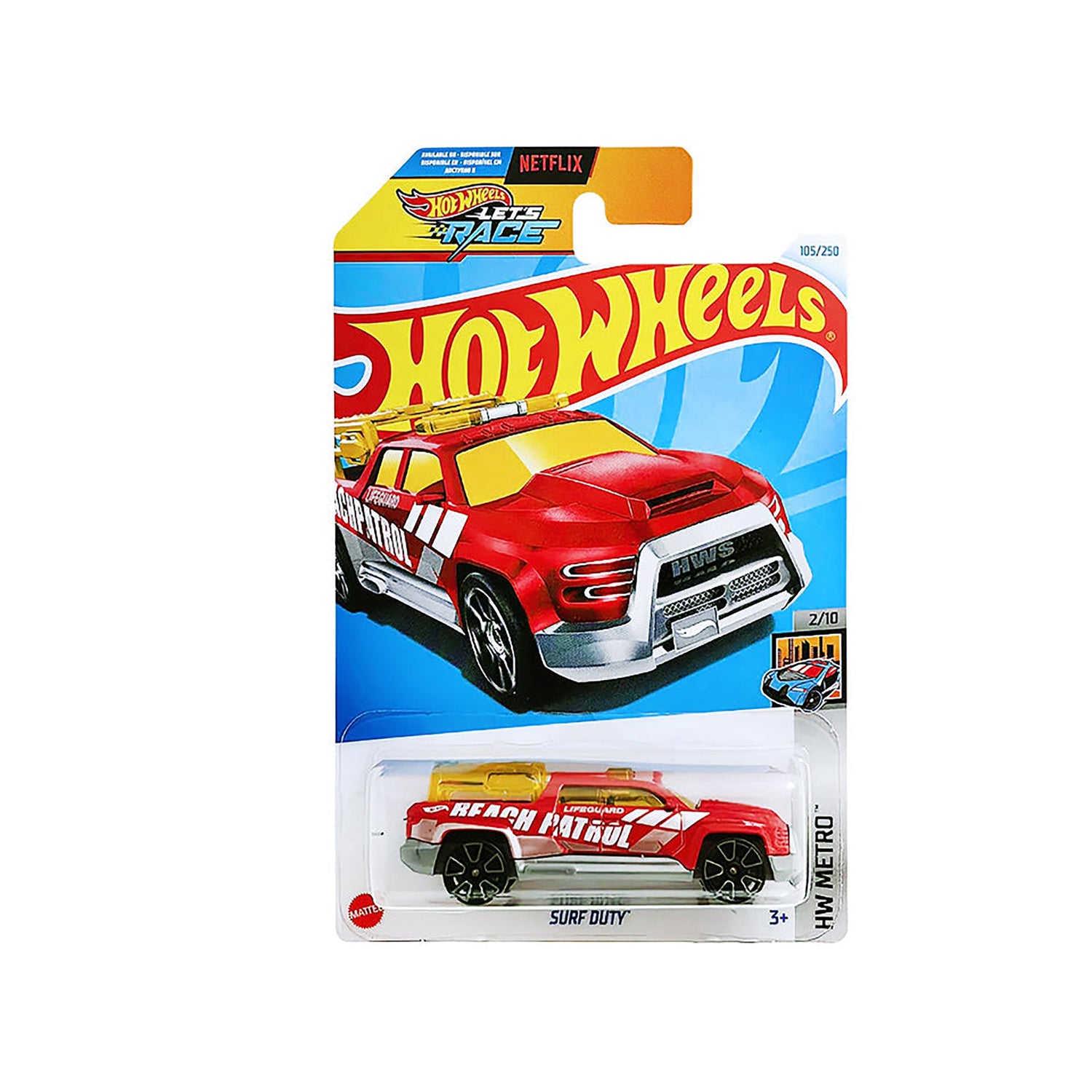 Red Surf Duty diecast model product image