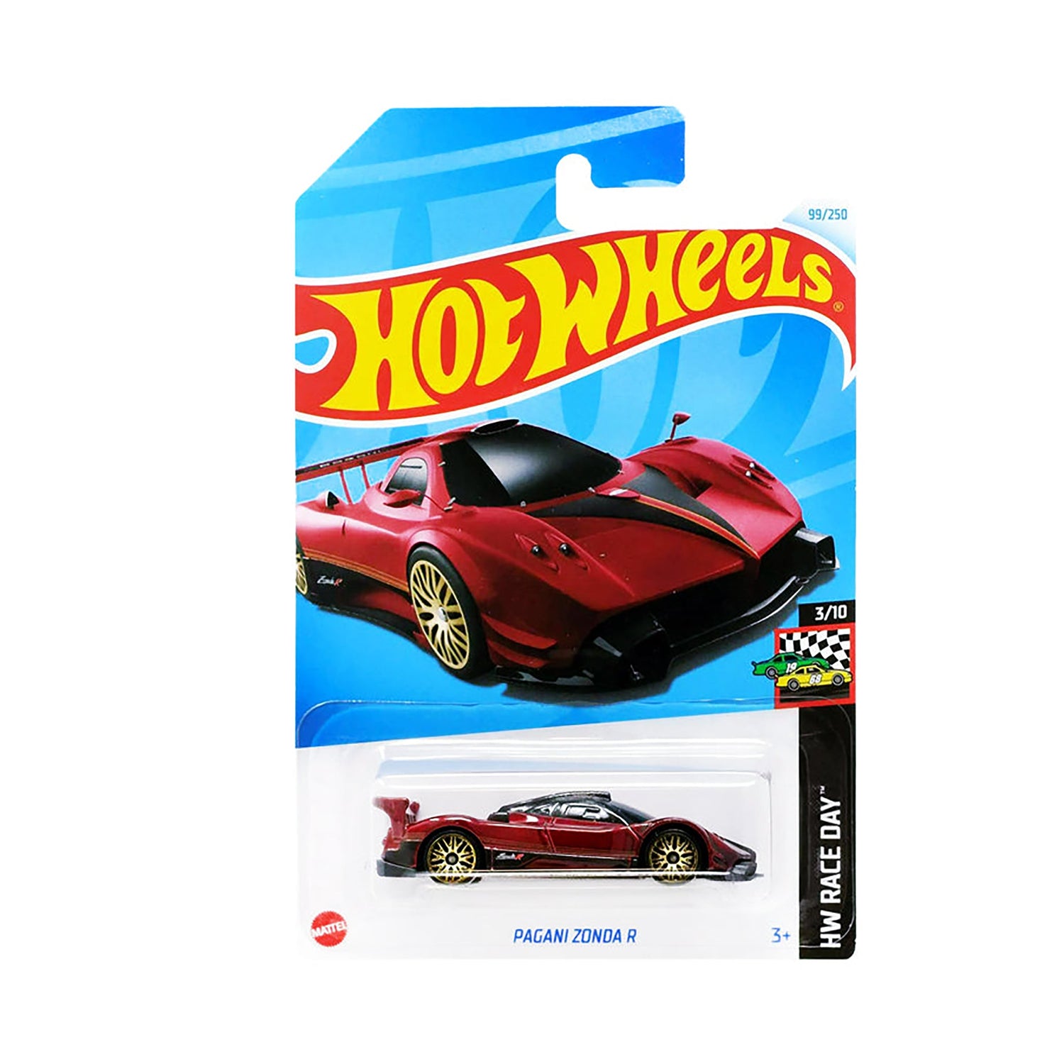 Red Pagani Zonda diecast model product image