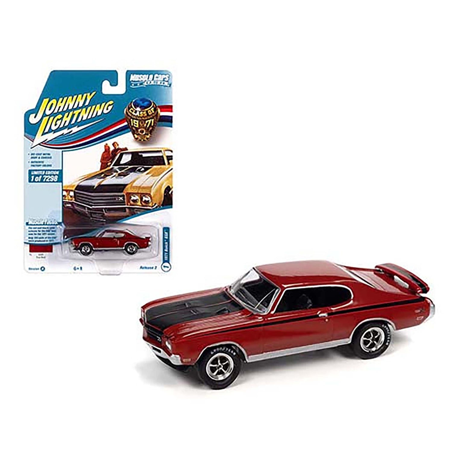 Red 1971 Buick GSX diecast model product image