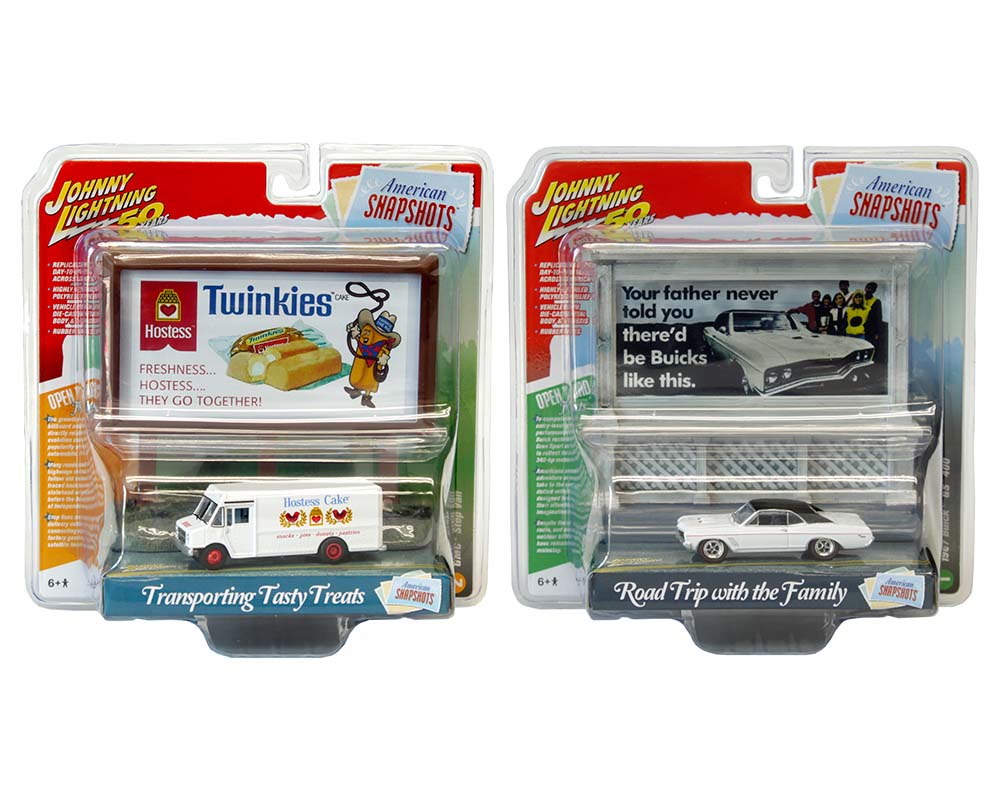 White Johnny Lightning Johnny Lightning Advertising Combos 2019 Release 1 (2-Piece Set)