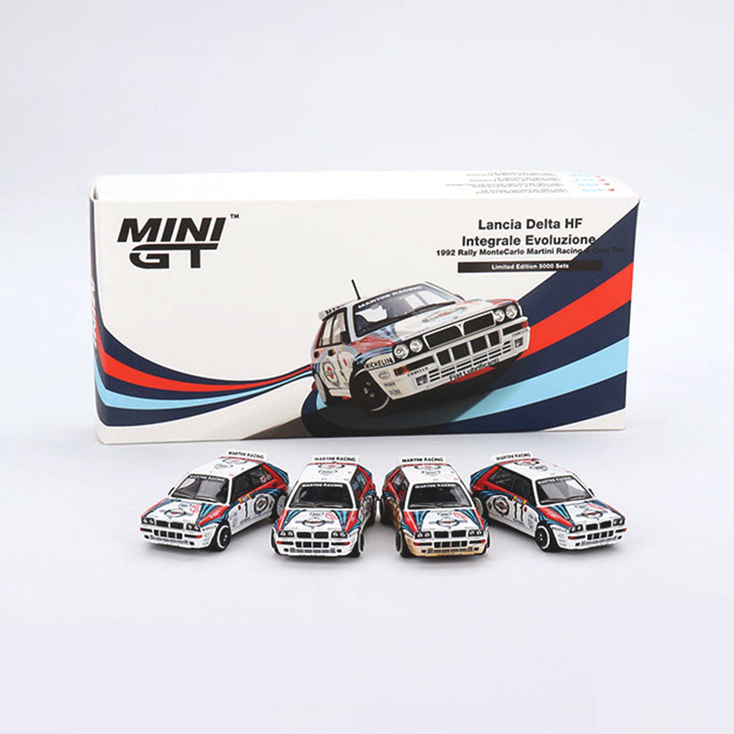 White 1992 Lancia Delta diecast model product image