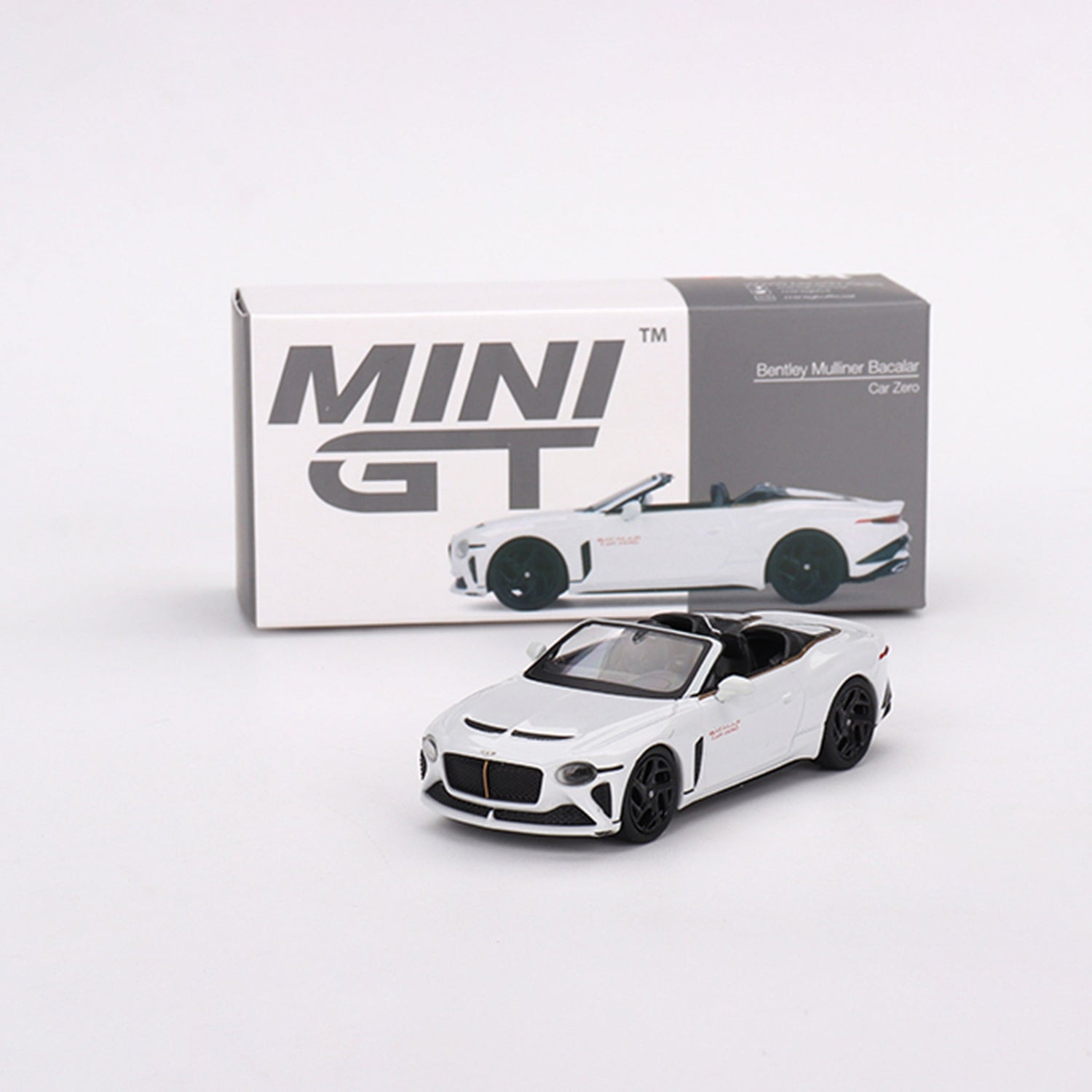 White Bentley Mulliner diecast model product image