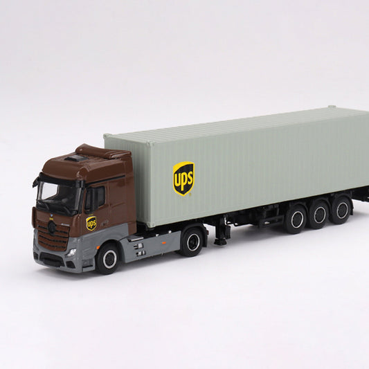 Brown 2023 Mercedes-Benz Actros diecast model product image