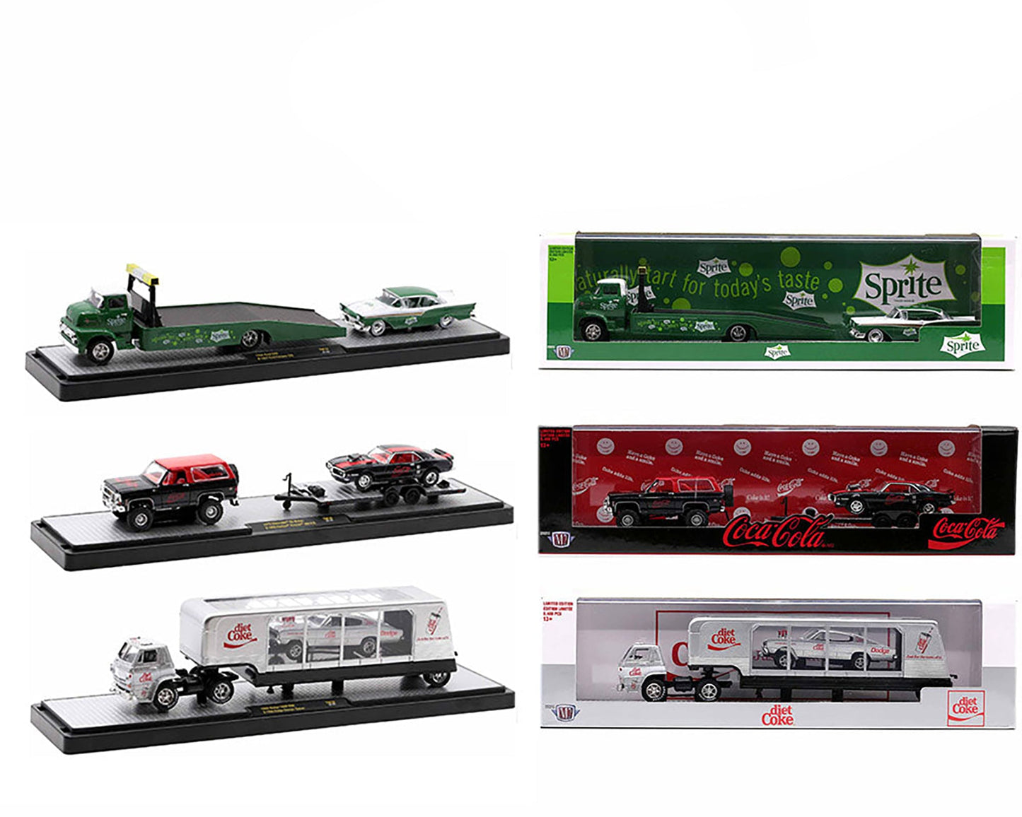 M2 Machines 1:64 Coca-Cola Auto-Haulers Release TW18 Assortment