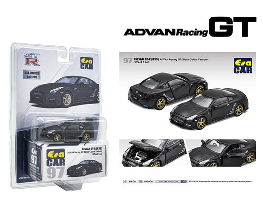 Matte Black Era Car 2020 Nissan GT-R R35 - Advan Racing GT