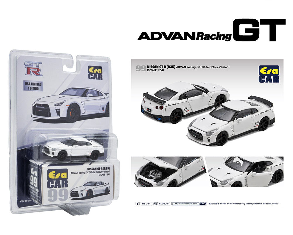 White Era Car 2020 Nissan GT-R R35 - Advan Racing GT