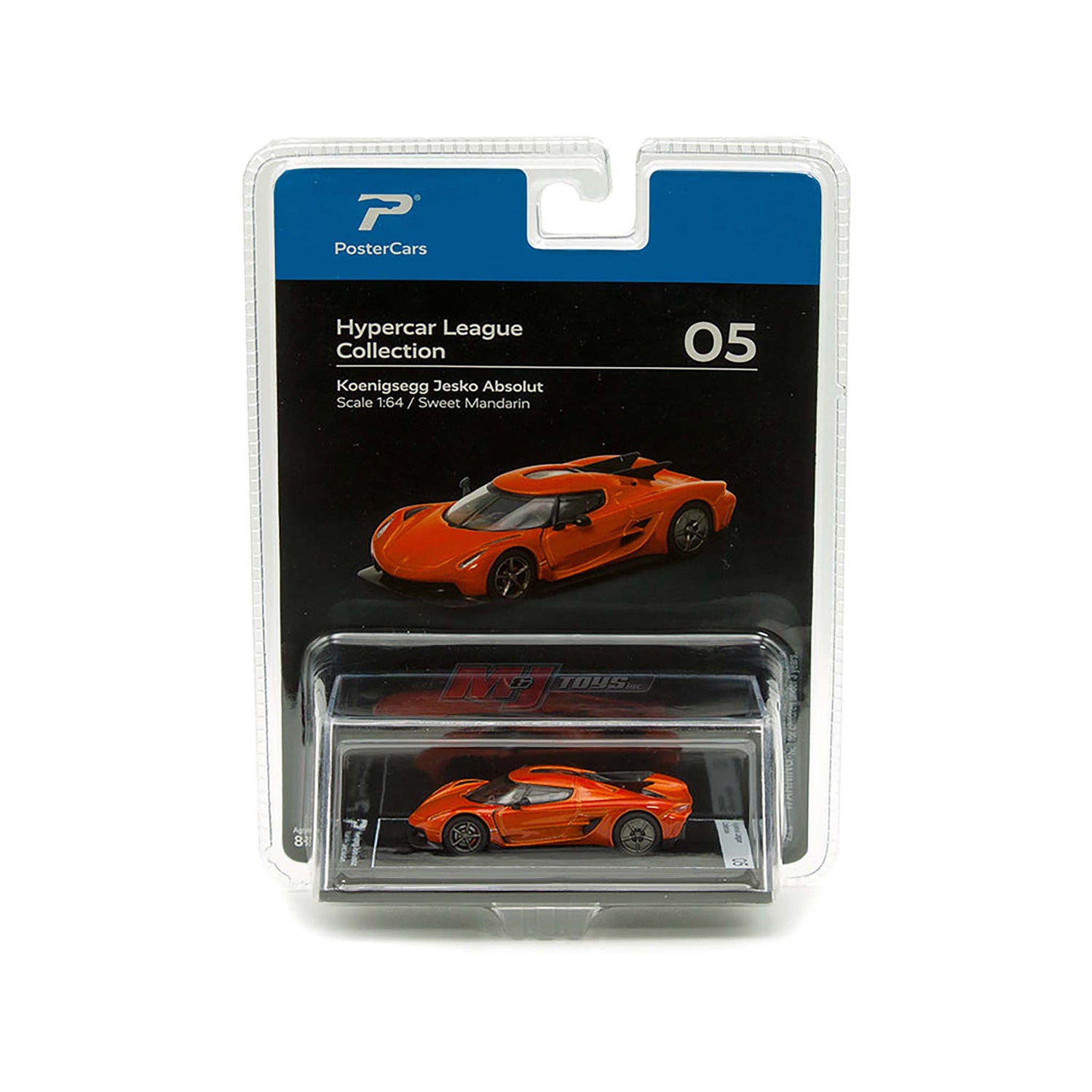 Sweet Mandarin Koenigsegg Jesko Absolut diecast model product image