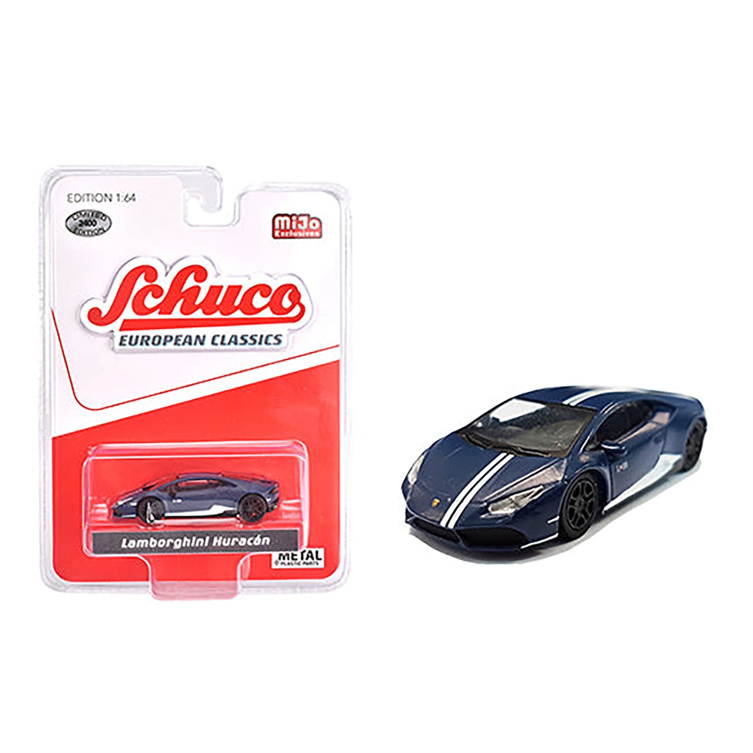 Matte Blue Lamborghini Huracán diecast model product image