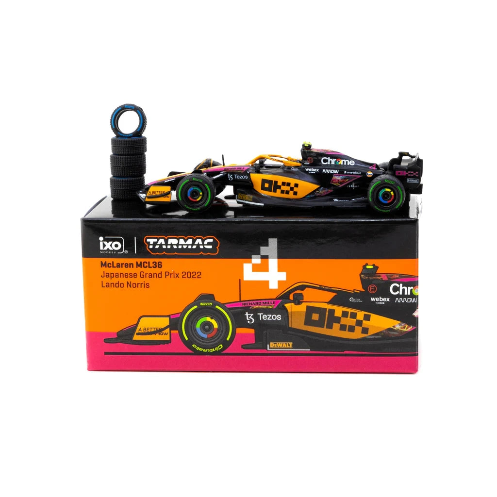牛乳くん McLaren MCL36 #4 Lando Norris F1 Japanese GP 2022 Global64