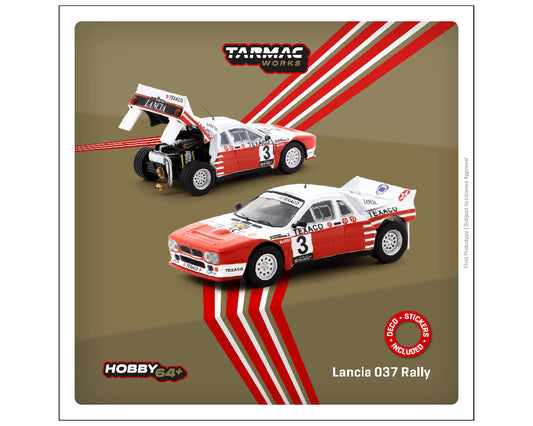 White Tarmac Works 1985 Lancia Rally 037 Rally Van Haspengouw (Winner P. Snijers / D. Colebunders)