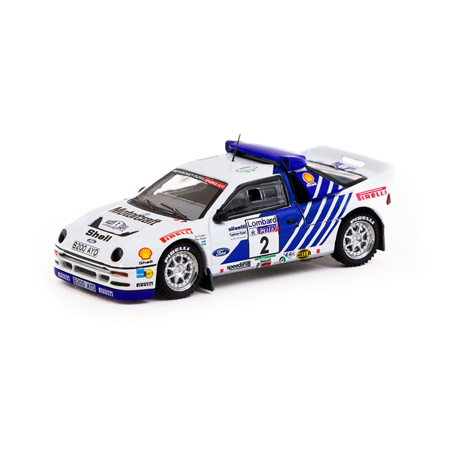 1986 Ford RS200 - Lombard RAC Rally (Stig Blomqvist / Bruno Berglund)