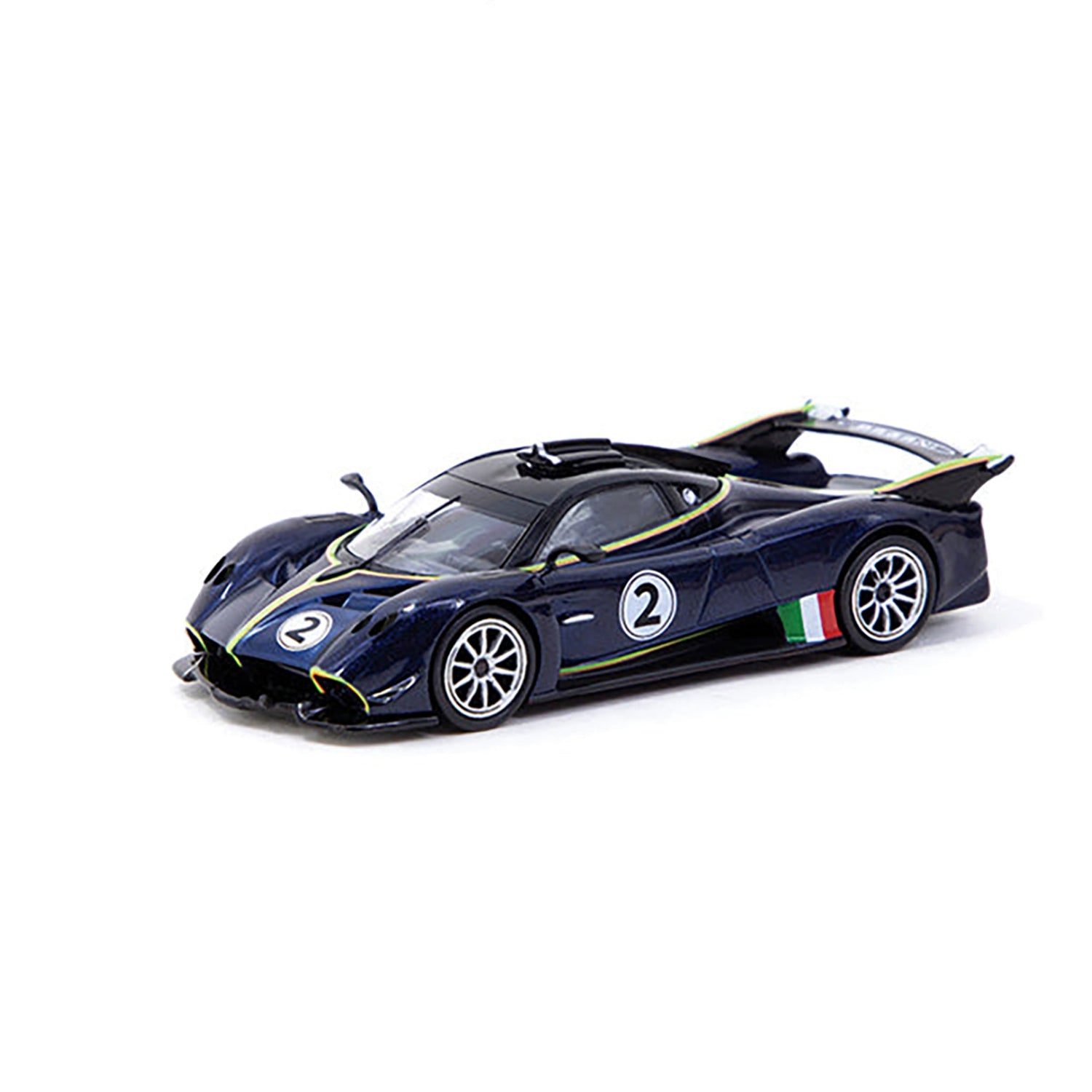 Blue Pagani Huayra diecast model product image