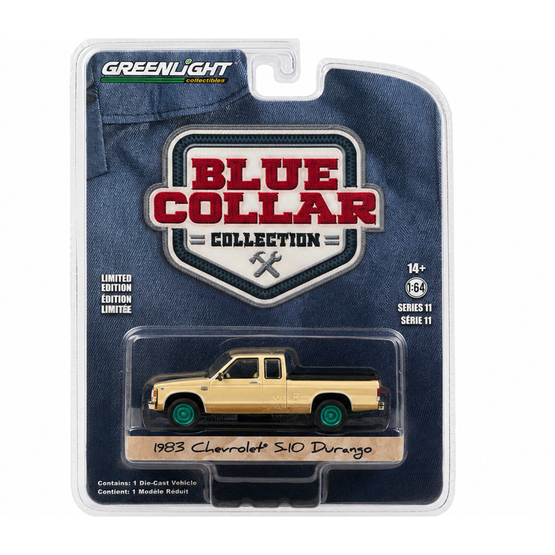Beige 1983 Chevrolet S-10 Chase Car diecast model product image
