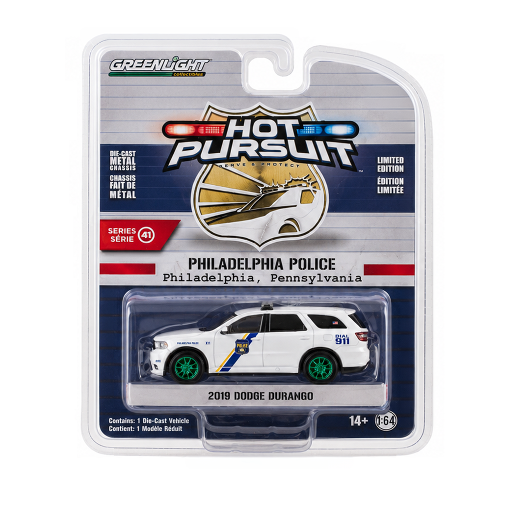 White 2019 Dodge Durango Chase Car diecast model product image