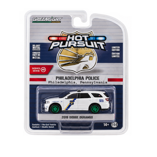 White 2019 Dodge Durango Chase Car diecast model product image