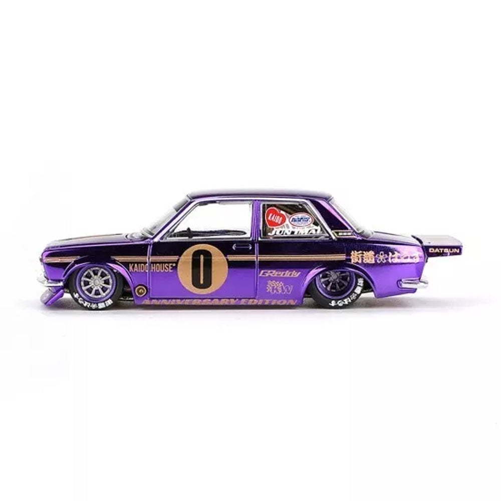 Purple Datsun 510 diecast model product image