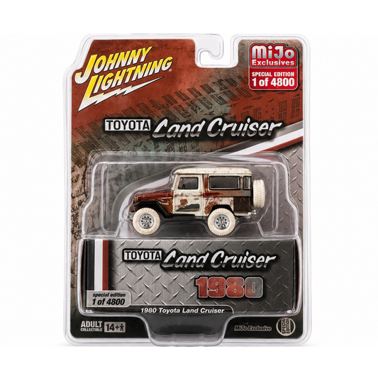 Matte Blue 1980 Toyota Land Cruiser Chase Car diecast model product image