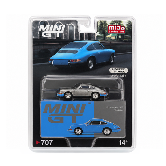 Quickblau 1963 Porsche 901 Chase Car diecast model product image